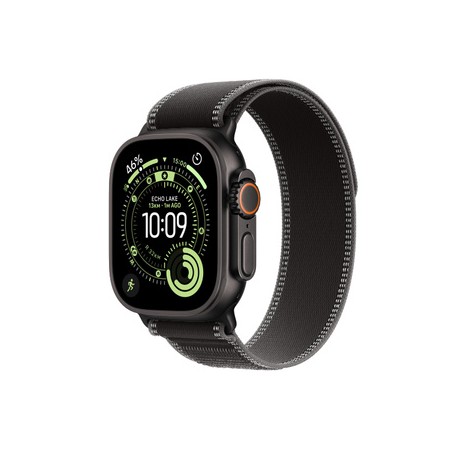 APPLE Watch Ultra 3GPS + Cellular49mmBlack Titanium Case with Black/Charcoal Trail Loop - S/M