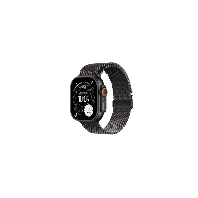 APPLE Watch Ultra 3GPS + Cellular49mmBlack Titanium Case with Black Titanium Milanese Loop - Small