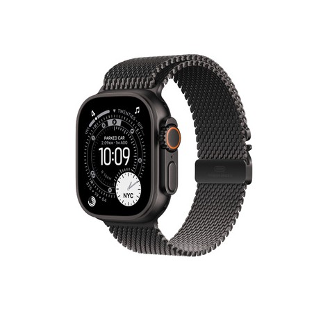 APPLE Watch Ultra 3GPS + Cellular49mmBlack Titanium Case with Black Titanium Milanese Loop - Small