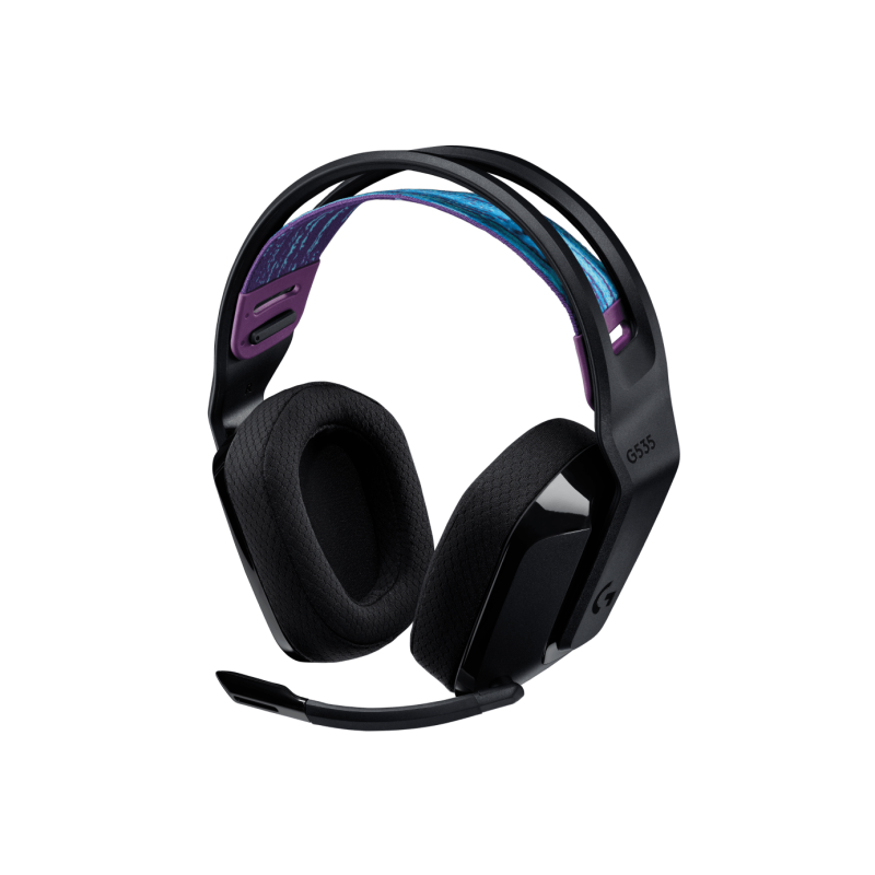 LOGITECH G G535 LIGHTSPEED Wireless Gaming Headset Headset full size LIGHTSPEED wireless black Discord Certified