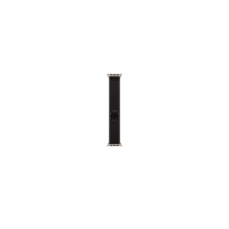 APPLE 49mm Black/Charcoal TrailLoop-S/M - Natural Titanium Finish