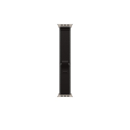 APPLE 49mm Black/Charcoal TrailLoop-S/M - Natural Titanium Finish