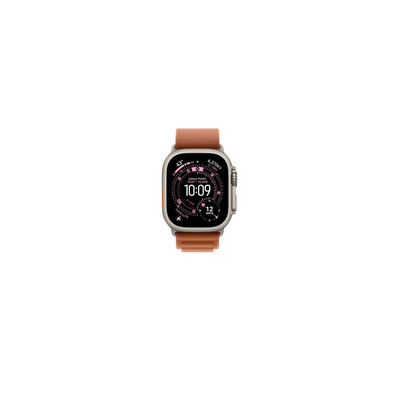 APPLE 49mm Terra Cotta AlpineLoop -Small - Natural Titanium Finish