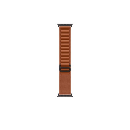 APPLE 49mm Terra Cotta AlpineLoop -Large - Black Titanium Finish