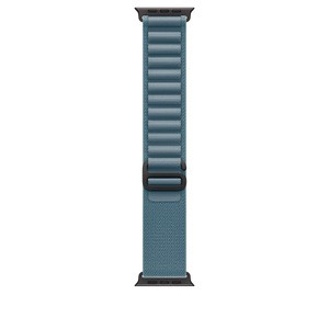 APPLE 49mm Light Blue AlpineLoop -Large - Black Titanium Finish