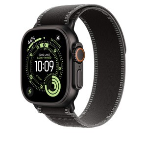 APPLE 49mm Black/Charcoal TrailLoop-S/M - Black Titanium Finish
