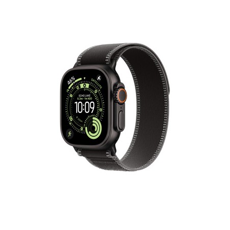 APPLE 49mm Black/Charcoal TrailLoop-S/M - Black Titanium Finish