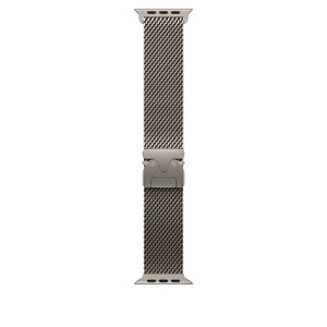 APPLE 49mm Natural Titanium Milanese Loop - Large