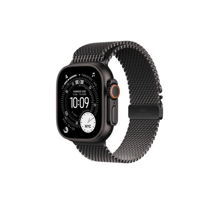 APPLE 49mm Black Titanium Milanese Loop - Large