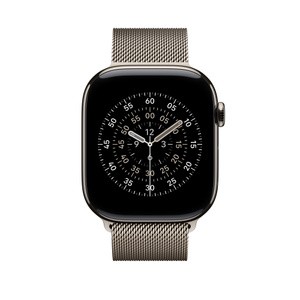 APPLE 46mm Natural MilaneseLoop - S/M