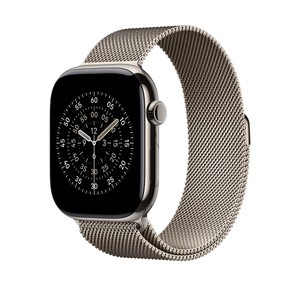 APPLE 46mm Natural MilaneseLoop - S/M