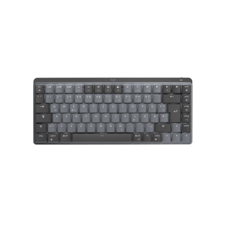 LOGITECH MX Mechanical Mini Minimalist Wireless Illuminated Keyboard - GRAPHITE - (DE) - 2.4GHZ/BT - N/A - CENTRAL - TACTILE