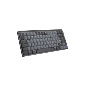 LOGITECH MX Mechanical Mini Minimalist Wireless Illuminated Keyboard - GRAPHITE - (DE) - 2.4GHZ/BT - N/A - CENTRAL - LINEAR