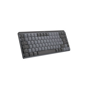 LOGITECH MX Mechanical Mini Minimalist Wireless Illuminated Keyboard - GRAPHITE - (US) INTL - 2.4GHZ/BT - N/A - EMEA - CLICKY