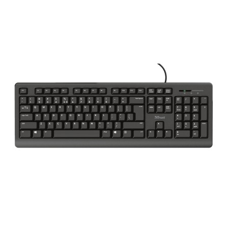 Trust Primo clavier Universel USB AZERTY Belge Noir | JDB-Info