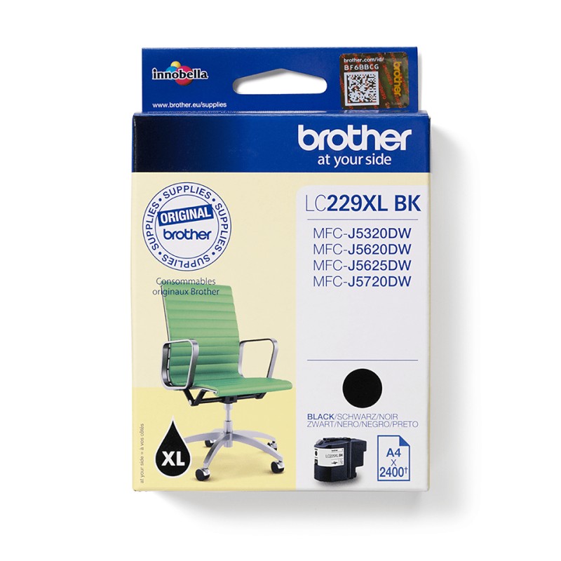 Brother LC229XLBK - Cartouche d'encre originale - Noir | JDB-Info