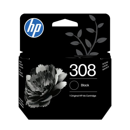 HP 308 Black Original Ink Cartridge cartouche d'encre 1 piè | JDB-Info