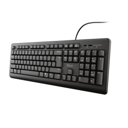 Trust Primo clavier Universel USB AZERTY Belge Noir | JDB-Info