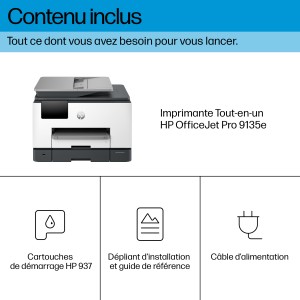 HP OfficeJet Pro 9135e AiO Printer A jet d'encre thermique | JDB-Info