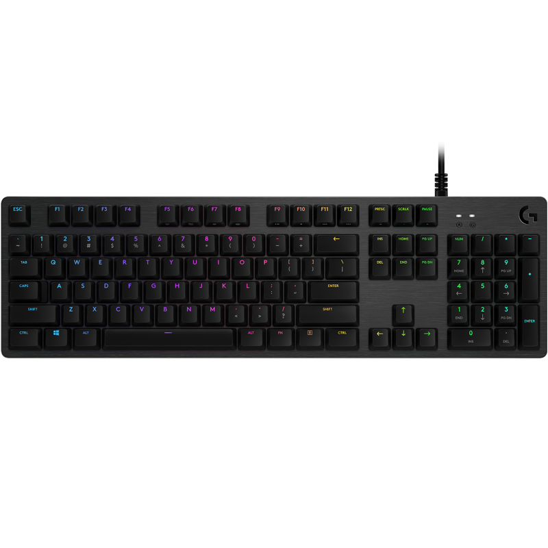 LOGITECH G512 CARBON LIGHTSYNC RGB Mechanical Gaming Keyboard with GX Brown switches - CARBON - (DEU) - CENTRAL
