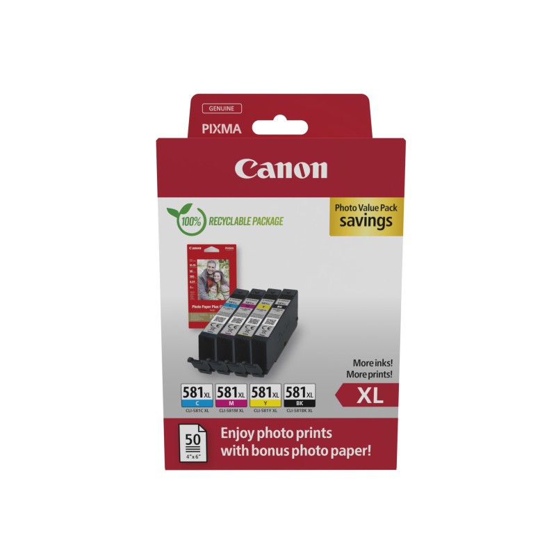 Canon 2052C006 cartouche d'encre 4 pièce(s) Original Rendem | JDB-Info