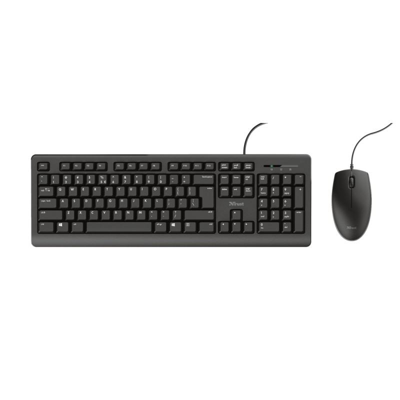 Trust Primo clavier Souris incluse Universel USB AZERTY Bel | JDB-Info