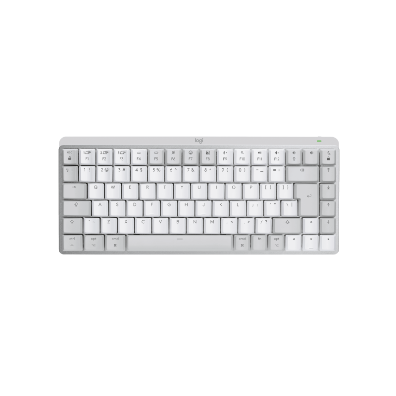 LOGITECH MX Mechanical Mini for Mac Minimalist Wireless Illuminated Keyboard - PALE GREY - (US) INTL - EMEA