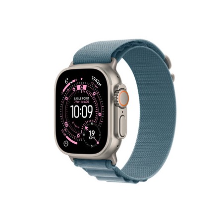 APPLE Watch Ultra 3GPS + Cellular49mmNatural Titanium Case with Light Blue Alpine Loop - Small