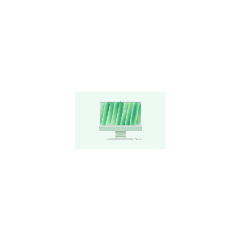APPLE 24p iMac with Retina 4.5K display M4 chip with 8-core CPU and 8-core GPU 16Go 256Go SSD French AZERTY - Green