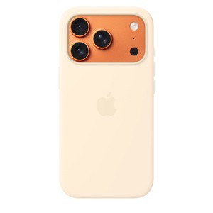 APPLE iPhone 17 Pro Silicone Case with MagSafe Vanilla