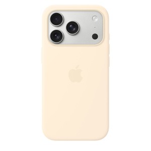 APPLE iPhone 17 Pro Silicone Case with MagSafe Vanilla