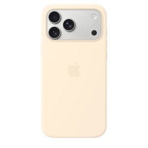 APPLE iPhone 17 Pro Max Silicone Case with MagSafe Vanilla