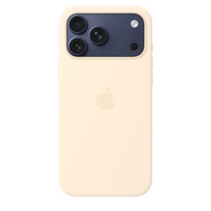 APPLE iPhone 17 Pro Max Silicone Case with MagSafe Vanilla