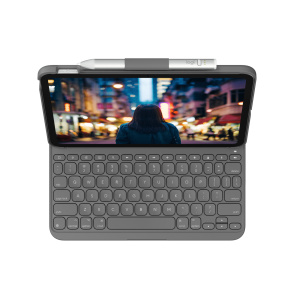 LOGITECH Slim Folio for iPad 10th gen - GREY - (DE) - CENTRAL