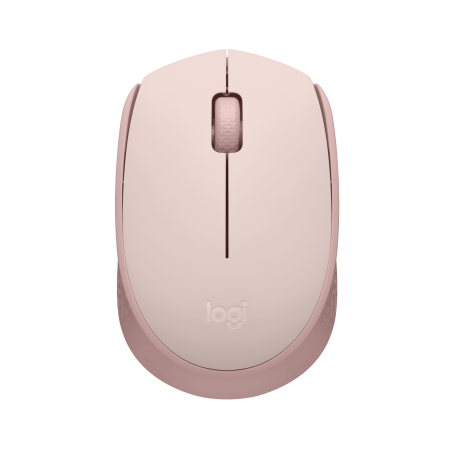 LOGITECH M171 Mouse right and left-handed optical 3 buttons wireless 2.4 GHz USB wireless receiver pink