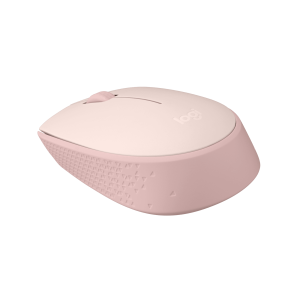 LOGITECH M171 Mouse right and left-handed optical 3 buttons wireless 2.4 GHz USB wireless receiver pink