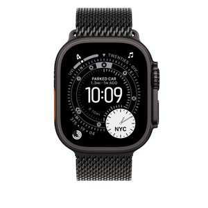APPLE 49mm Black Titanium Milanese Loop - Medium