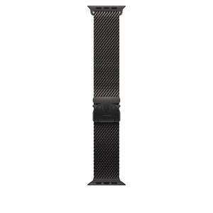 APPLE 49mm Black Titanium Milanese Loop - Medium