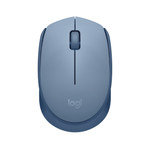 LOGITECH M171 Mouse right and left-handed optical 3 buttons wireless 2.4 GHz USB wireless receiver blue/grey