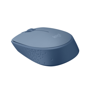 LOGITECH M171 Mouse right and left-handed optical 3 buttons wireless 2.4 GHz USB wireless receiver blue/grey