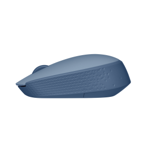 LOGITECH M171 Mouse right and left-handed optical 3 buttons wireless 2.4 GHz USB wireless receiver blue/grey