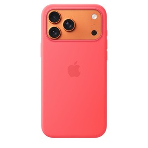 APPLE iPhone 17 Pro Max Silicone Case with MagSafe Bright Guava