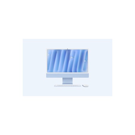 APPLE 24p iMac with Retina 4.5K display M4 chip with 10-core CPU and 10-core GPU 24Go 512Go SSD French AZERTY - Blue