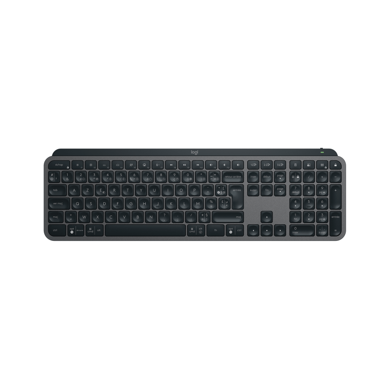 LOGITECH MX Keys S - GRAPHITE - (FRA) - BT - N/A - CENTRAL-419