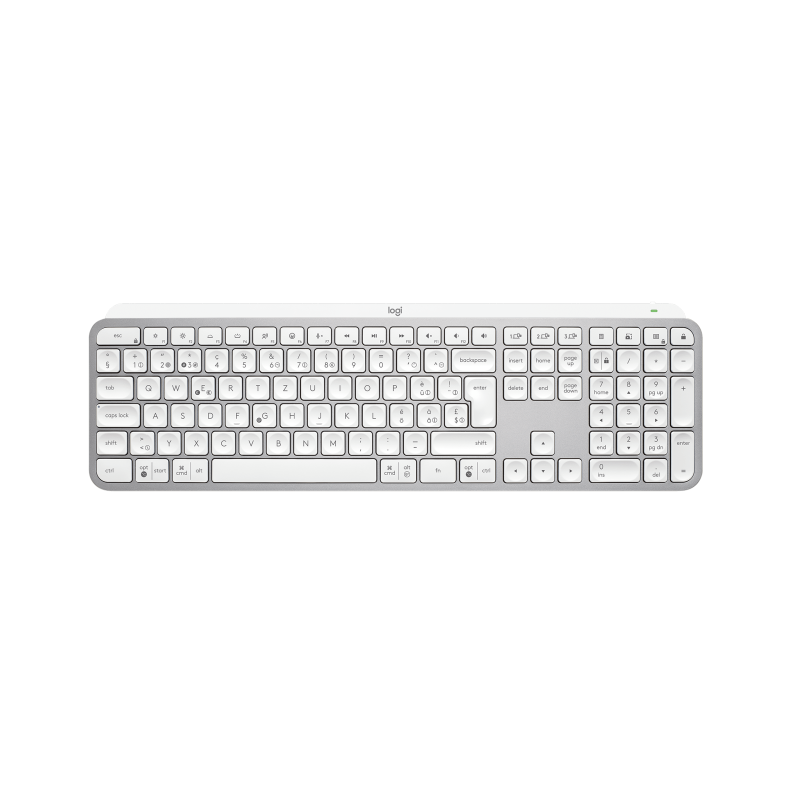 LOGITECH MX Keys S - PALE GREY - (CH) - BT - N/A - CENTRAL-419