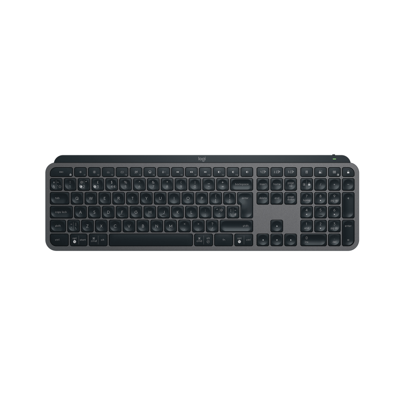 LOGITECH MX Keys S - GRAPHITE - (UK) - BT - N/A - INTNL-973