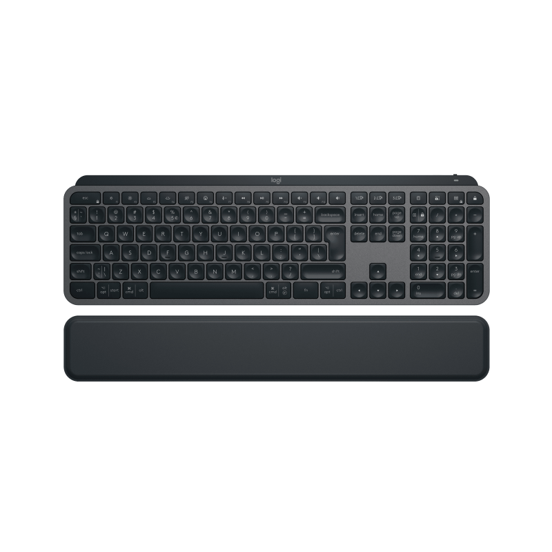 LOGITECH MX Keys S GRAPHITE US INTL BT PLUS PALMREST