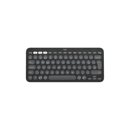LOGITECH Pebble Keys 2 K380s - TONAL GRAPHITE - (CH) - BT - N/A - CENTRAL-419 - UNIVERSAL
