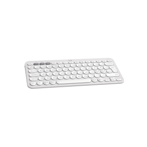 LOGITECH Pebble Keys 2 K380s Keyboard wireless Bluetooth LE QWERTY Nordic Danish/Finnish/Norwegian/Swedish tonal white (PAN)