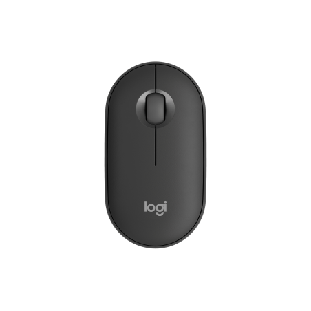 LOGITECH Pebble Mouse 2 M350s Mouse optical 3 buttons wireless Bluetooth 5.2 LE tonal graphite